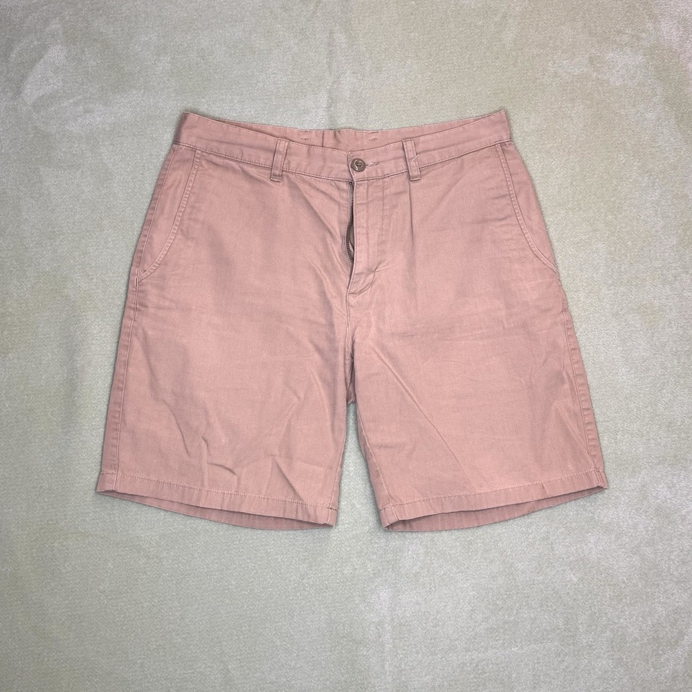 Patagonia Mens Stand Up Shorts Tan Khaki Organic Cotton Canvas Size 30"
